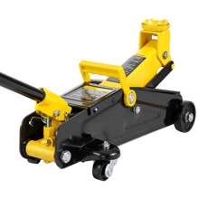 Low Profile Floor Jack, Heavy Duty Aluminum Hydraulic Racing Floor Jack, Hydraulic Car Jack, Single Dual Piston Quick Lift Pump, Height Lifting Range (Yellow) - 2 Ton (4400 Lbs), Iron, Single Piston - View 8