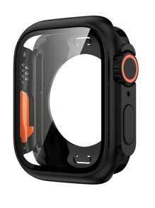 Tempered Glass Screen Protector Cover Compatible With Apple Watch Series 10/9/8/7/6/5/4/SE 42mm 40mm 41mm 44mm 45mm 46mm, 9H Hardness Anti-Scratch Full Coverage, Bubble-Free Installation Case Compatible With Apple Watch