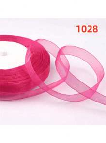 50 码/包,1.2 厘米宽彩色头带丝带,工艺圣诞面料蕾丝丝带,礼品包装绳,万圣节,万圣节装饰情人节 - 彩色 - 查看 37