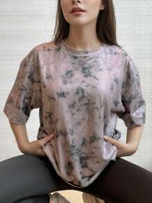 Women Oversized T Shirts Loose Fit Crew Neck Short Sleeve MovementTops Casual Blouse Y2K 2024 Basic Tee