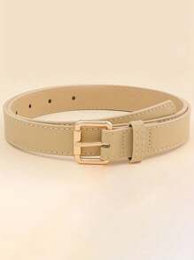 3pcs/1pc Ladies Fashion Casual Versatile Solid Color PU Leather Belt Combo, Dress, Coat Decor, Minimalist Jeans, Suitable For All Seasons - Multicolor - View 9