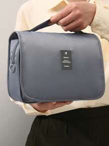 1pc Travel Toiletry Bag Makeup Storage Bag Hanging Make Up Bag For Shower Room Accessories Portable Cosmetic Storage Bag Waterproof Makeup Bag For Bathroom Makeup Organizer Makeup Storage Makeup Holder Cosmetic Bag Cosmetic Storage Organizer Cosmetics Bags Cosmetic Organizer Travel Essential School Supplies School Stuff