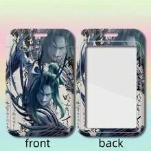 1pc Nezha Cartoon Card Holder, Student Flip Cover Bus Card ID Card Protective Case