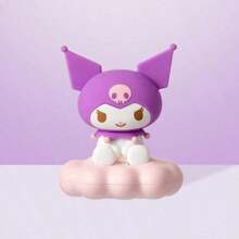 Miniso Sanrio0 Kuromii - Purple Cloud Pinch Series Luminous Ornaments, Exquisite Gift, Cartoon Cute Ornament, Christmas Party Gift, Bedroom Decor, Suitable For Gift.