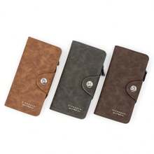 1 PC Personalized Customized Letter Name Men's Wallet, ID Bag Credit Card Bag, Long Retro Card Bag Business PU Wallet, Casual Magnetic Buckle Wallet, Suitable For Relatives, Friends, Lovers, Couples, Parents, Father's Day, Valentine's Day - Multicolor - View 3