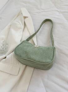 Solid Color Casual Lightweight Luxury Shoulder Bag, Suitable For Women Spring/Summer Daily Commute