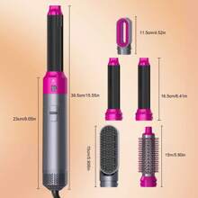 5 In 1 Hot Air Brush, Multi-Function Curling Iron And Straightening Hair Dryer Brush, Mother's Day, Valentine's Day, Friends Gift
