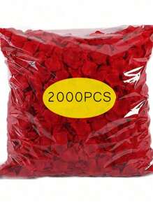 2000 Pcs- Rayon Rose Petal Decoration Rose Petal Black For Wedding Party Decoration, Gift Box Filler , Rose Ya Romantic, Rose Petal Proposal, Wedding Decor,Home Decor ,Room Decor Party Favors Bride Gifts Birthday Graduation Birthday Decorations Party Decorations Bachelorette