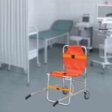 Manual Stair Chair Emergency Evacuation Lifting Climbing Wheel Chair 2 Wheel - Orange - View 9