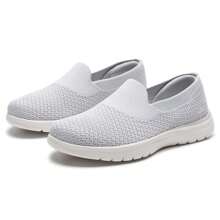 Skechers Giày thể thao nhẹ thông thường ON-THE-GO FLEX dành cho nữ, giày đi làm thoáng khí 138270-LTGY - Màu Xám nhạt - Xem 3