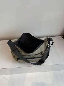 新品女士尼龙多口袋单肩包，柔软休闲斜挎包，容量大，用途广泛，适合返校季