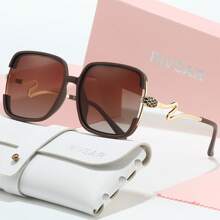 RIVSAR Women Fashion Sunglasses, Large Frame Metal Frame Snake Leg Design, Fashionable Sunglasses For Outdoor, Driving, Cycling, Fishing For Summer Beach Vacation,Outdoor,Travel - Multicolor - View 11