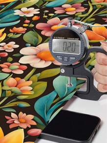 1 rouleau de papier peint rétro épais à motif de fleurs peintes de style dessin animé, simple et adapté à la décoration de la maison, des armoires de cuisine, des tables et des chaises, des fonds de pièce, de la rénovation de la maison, du DIY, résistant à l'eau et aux taches, facile à nettoyer, autocollant, à décoller et à coller, stickers muraux, décoration murale pour la chambre, la salle de bain, la chambre, la pièce, le salon, la maison