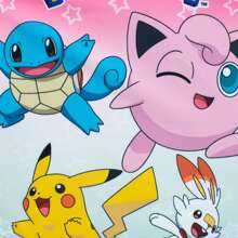 Pokémon Swimsuit | Pokemon Girls' One Piece Swimsuit | Kids' Swimwear - Pink - View 4