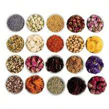 1 套 100% 天然干香料，用于制作肥皂、蜡烛、树脂珠宝、沐浴产品、美甲 - 包括玫瑰花瓣、玫瑰花蕾、薰衣草、肉桂、八角茴香和其他薰衣草干花，用于 DIY 香囊填充 - 乾燥植物香料 (1 個) - 查看 5