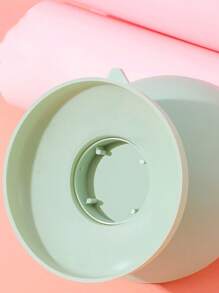 1pc Plastic Raised Pet Bowl, Non-Slip Tilted Cat/Small Dog Feeding Bowl, Comfortable Neck Design, Cute Home Use Pet Supplies - Multicolor - View 10