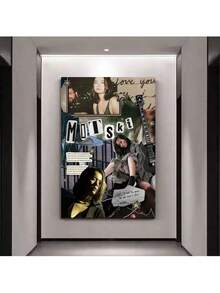 Framed Mitski Art Canvas Poster: Frameless Wall Decoration Gift Room Aesthetic Poster -1 Pc Wooden Framed Canvas Painting -  Thickness 2.25cm/0.9inch,Valentine's Day Decorations At Home,Valentine's Day,New Year,Home Gift Decoration, Room Decoration Aesthetic, Wall Decoration Art, Perfect Gift, Autumn And Winter Wall Decoration, Living Room Decoration, Bedroom Decoration, Kitchen Decoration, Entry Decoration, Bathroom Decoration, Direct Wall Painting, High Quality Wall Painting Poster ,Easter  Easter Decorations For Women