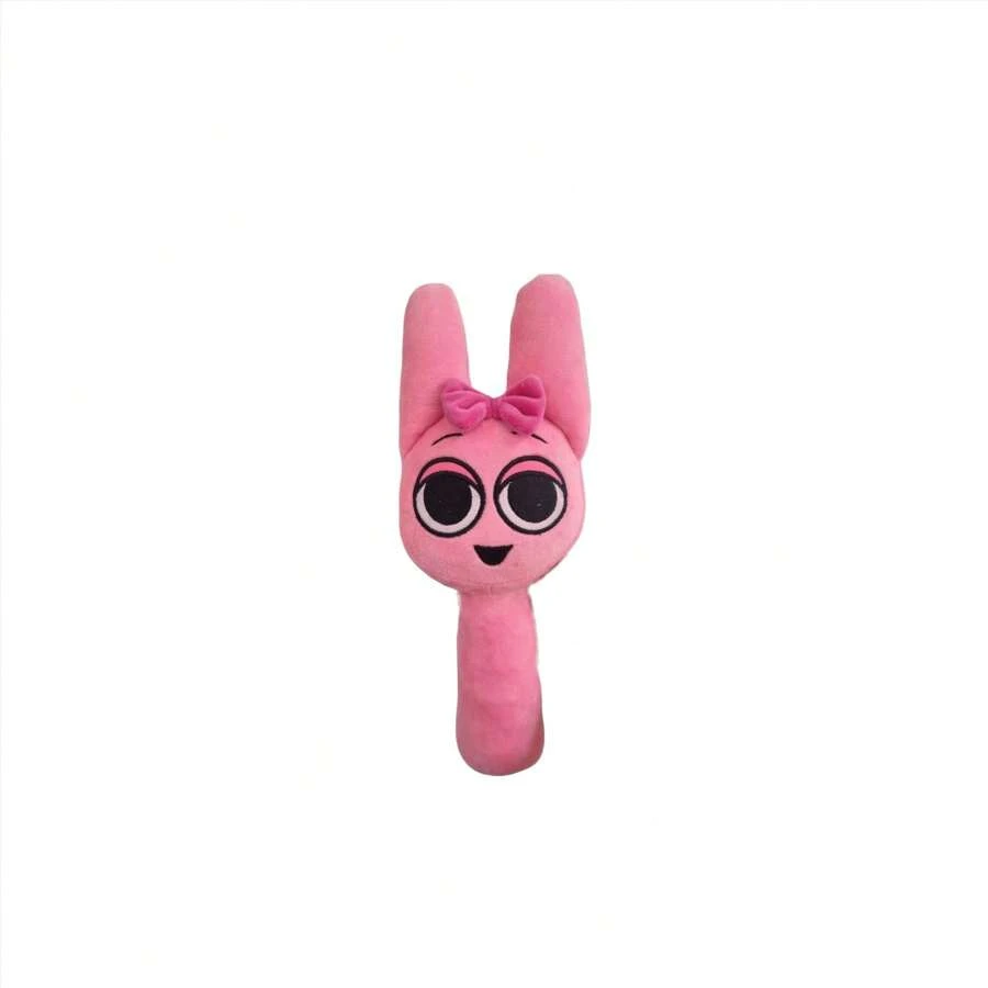 Peluche Sprunki rosa Pinki muñeco suave decorativo infantil juguete ideal para regalo accesorio acogedor para dormitorio de niños colección de animales y entretenimiento creativo - Rosa - Ver 1