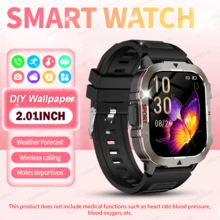 Hot New Product: A Men's And Women's Silicone Strap Sports Smartwatch, Capable Of Making/Answering Calls, Counting Steps, Tracking Calories, Distance, Multiple Sports Modes, Alarm Clock, Call Information Reminder, Multi-Functional Sports Smartwatch, 2.01 Inch Full Screen Touch Suitable For Android And IOS Systems, Fashionable Gift For Men/Girlfriends