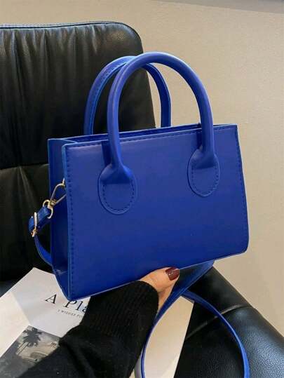 轻便商务休闲手提包，双提手设计，适合少女、女性、大学生、年轻职业人士和上班族，是办公室、大学、工作、商务、通勤、户外活动、旅行和休闲的理想之选。