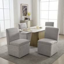 Esstisch und Stuhl Set, gepolsterte Esszimmerstühle 2 Stück drehbare Esszimmerstühle, Küchenrolle/Lagerung shu modern ï¿½white offizielle Halle ohne Unterstützung Stoffstühle, Lagerung Lagerung gepolsterte Esszimmerstühle