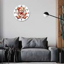 Weddings Teddy, Abstract Wall Clock, Bedroom Wall Decor, Home Decor And Accessories, Great Gift Idea For Men