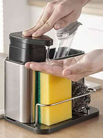 1入組不銹鋼檯面儲物架