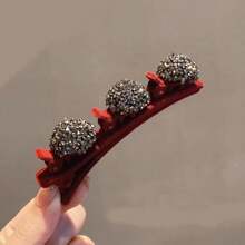 1/2/3 Stück modische luxuriöse Strass-Seitenklemmen, mehrschichtige Cut Out strukturierte Prinzessin Alligator Haarspange, Haarzubehör, Haarstyling-Tools, Schönheitszubehör, Locken Haarzubehör