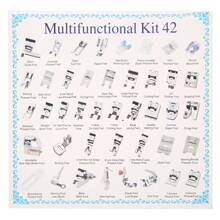 42pcs Sewing Machine Supplies Presser Foot Feet For Sewing Machines Feet Kit Set