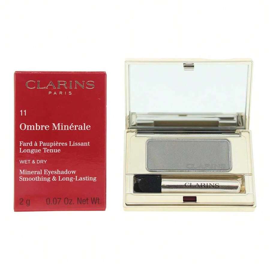Clarins Ombre Mineral Eyeshadow Smoothing & Long-Lasting 2g 11 Silver Green - 銀綠色 - 查看 1