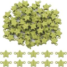 20pcs Magnetic Alloy Heart Shaped Keychains, Couple Set, Romantic Valentine's Day Small Gift, Key And Bag Charm - Star Magnetic Buckle - View 17