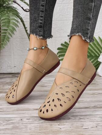 女士平底乐福鞋，春夏新款，外出必备，复古风格，派对/聚会，学生鞋，柔软舒适，妈妈鞋，街头风格，百搭，母亲节礼物鞋