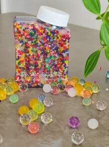 40000pcs Water Absorbing Gel Beads/Bubble Beads, With A Diameter Of 1-2mm Before Water Absorption, Can Expand To A Diameter Of 7-8mm After Water Absorption, Can Keep Water For A Long Time, And Can Be Used For Vase Filling And Soilless Cultivation, As Well As Christmas, Halloween, Thanksgiving Decoration, Wedding Center Decoration Gifts Birthday Graduation