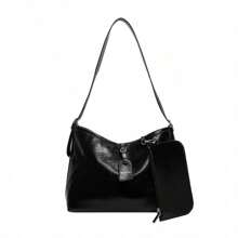 Casual Shoulder Bag, Large Capacity Tote Bag Women's Underarm Bag