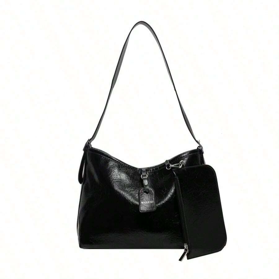 Casual Shoulder Bag, Large Capacity Tote Bag Women's Underarm Bag