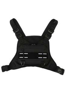 1pc Men's Water Resistant Chest Bag, Lightweight, Front Chest Pack For Running, Cycling, Workouts With Phone Holder And Extra Storage Suitable For Teen Summer Casual Outdoor Athletic Or Vacation Travel Or Graduation Gifts Or Birthday Dress Accessories Streetwear - Multicolor - View 9