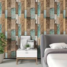 1 Roll Of Self-Adhesive Contact Paper, Realistic Wood Board Effect, Kitchen Bedroom Cabinet Table, Movable Wallpaper, Wall Coverage Gifts Birthday Graduation Room Decor Home Decor Wall Decor Bathroom Decor Bedroom Decor Room Decoration Stuff Living Room Decor House Decor Home Decor Living Room Wall Art Wall Paper Stickers Wall Stickers Wall Sticker