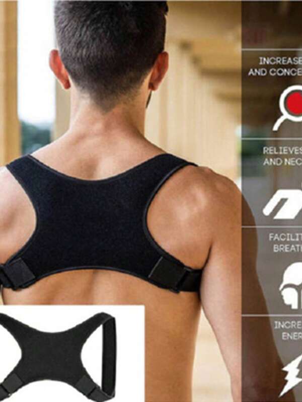 Adult Posture Corrector Back Brace, Unisex Sports Suspenders Gym Accessories