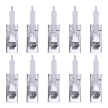 20/10/3pcs Micro Needle Tips 12-42 Needles Round Nano Needle Heads Compatible With Dermapen Microneedle Pen, Electric Microneedle Beauty Device () - Multicolor - View 8