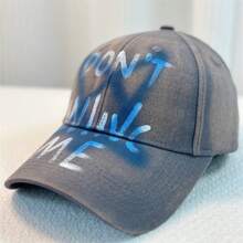 Gorra de béisbol con estilo de graffiti - Casual estilo hip hop callejero, de poliéster