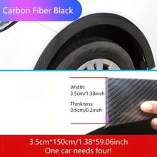 1pc Matte PVC Wheel Arch Guard, Scratch And Collision Protective Strip, Front Collision Protective Strip, Car Scratch Protector, Car Protective Sticker