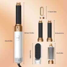 5 In 1 Hot Air Brush, Multi-Function Curling Iron And Straightening Hair Dryer Brush, Mother's Day, Valentine's Day, Friends Gift