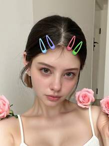 40 件随机女孩/女士各式发夹，BB 夹款式，多色，可爱的 Y2K 设计，适合日常休闲使用