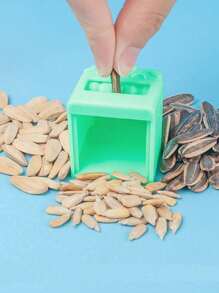 1 件装手动葵花籽剥壳器，瓜子开壳器，葵花籽开壳器，可爱创意卡通塑料坚果剥壳工具，厨房用品 - 彩色 - 查看 11