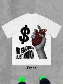 rich club T-Shirt Men's Y2K Style Graphic Cotton T-Shirt - Soft & Comfortable Crew Neck Short Sleeve Tee pwith Bold Portrait Print, Hip Hop Streetwear Fashion Top for All Seasons, Casual Streetwear | Round Neck Tshirt | Cotton Shirtp - Blanco - Ver 3