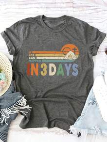 常规款式短袖 T 恤，休闲时尚，适合日常穿着