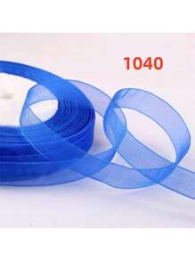 50 码/包,1.2 厘米宽彩色头带丝带,工艺圣诞面料蕾丝丝带,礼品包装绳,万圣节,万圣节装饰情人节 - 彩色 - 查看 12