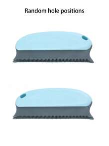 1pc Special Pet Hair Removal Brush, Rubber Bristles, Ergonomic Plastic Handle, Gentle Cleaning, Perfect For Hair Cleaning In Bedrooms And Living Spaces, A Must-Have For The Family.