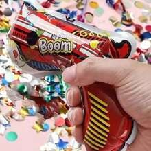 20 件手拉式礼炮派对礼炮棒、生日/庆祝气氛礼炮、自充气婚礼五彩纸屑礼炮（多种款式） - 彩色 - 查看 5