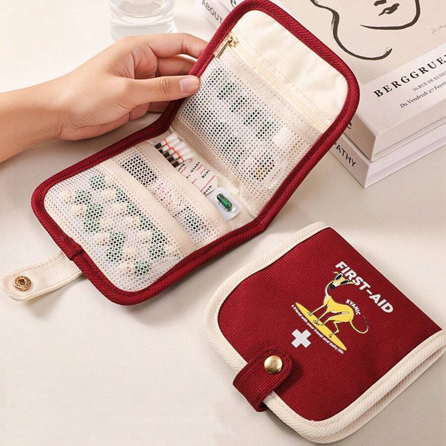 1 件医疗包、旅行化妆收纳包、美容包、化妆包、大容量、高端收纳包 - 彩色 - 查看 1